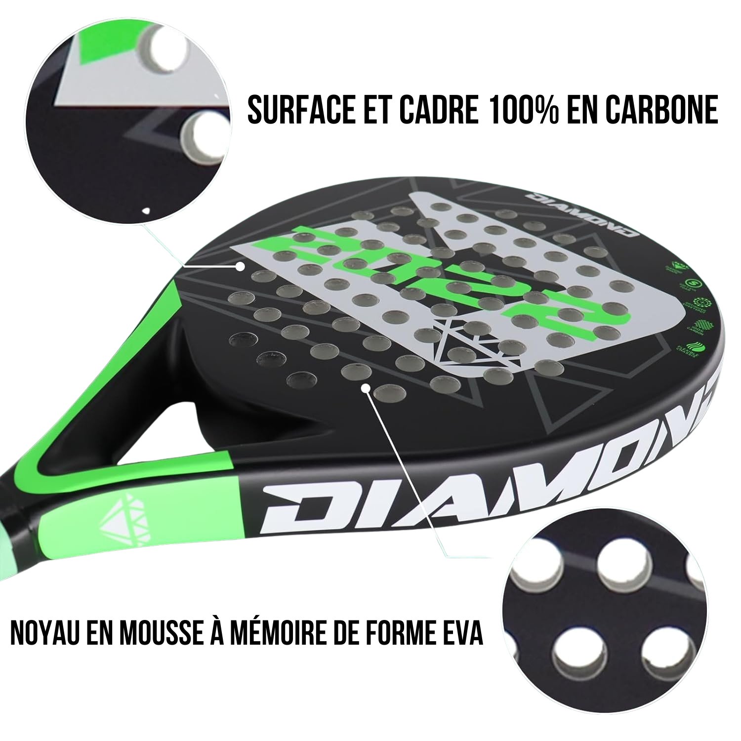 Raquette de padel Power Diamond