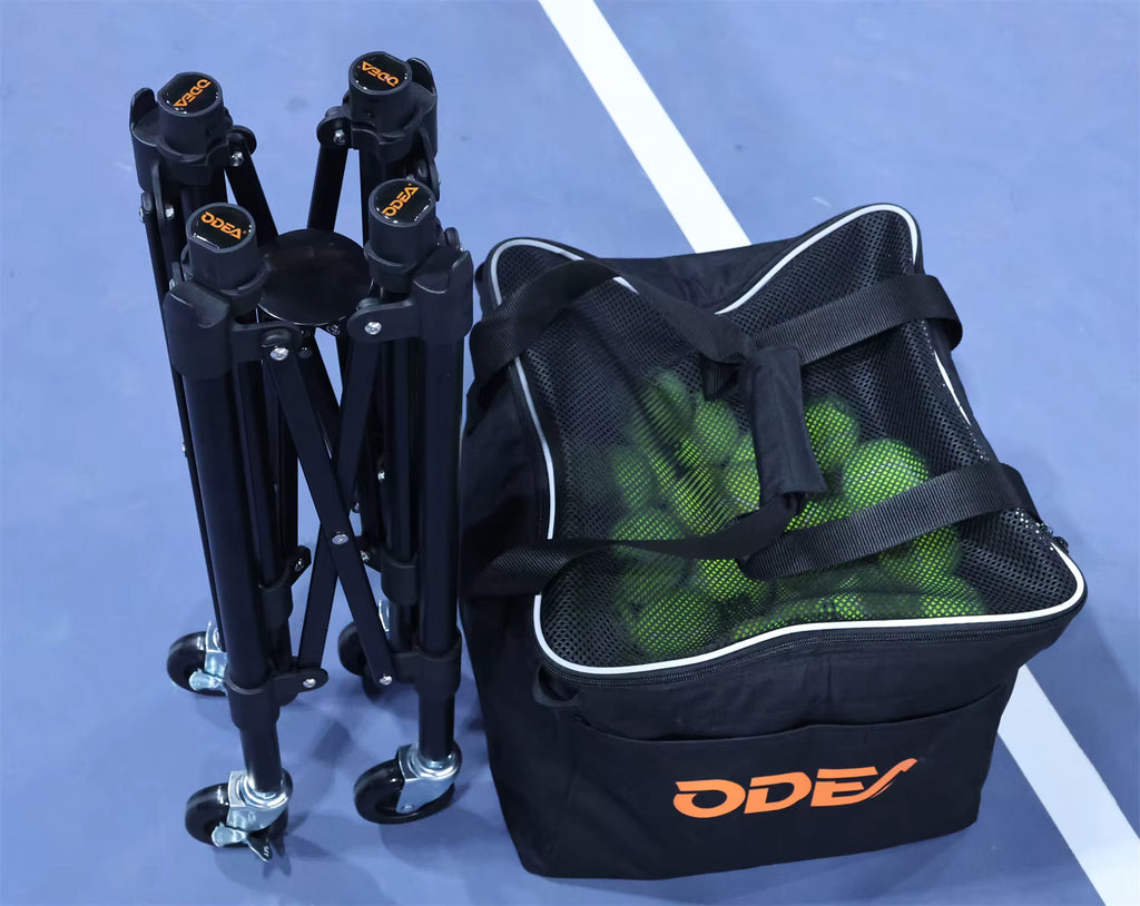 Chariot de collecte de balles de padel